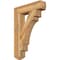 Ekena Millwork Merced Craftsman Rough Sawn Bracket, Western Red Cedar, 6"W x 28"D x 40"H BKT06X28X40MRC04RWR - alternate 1